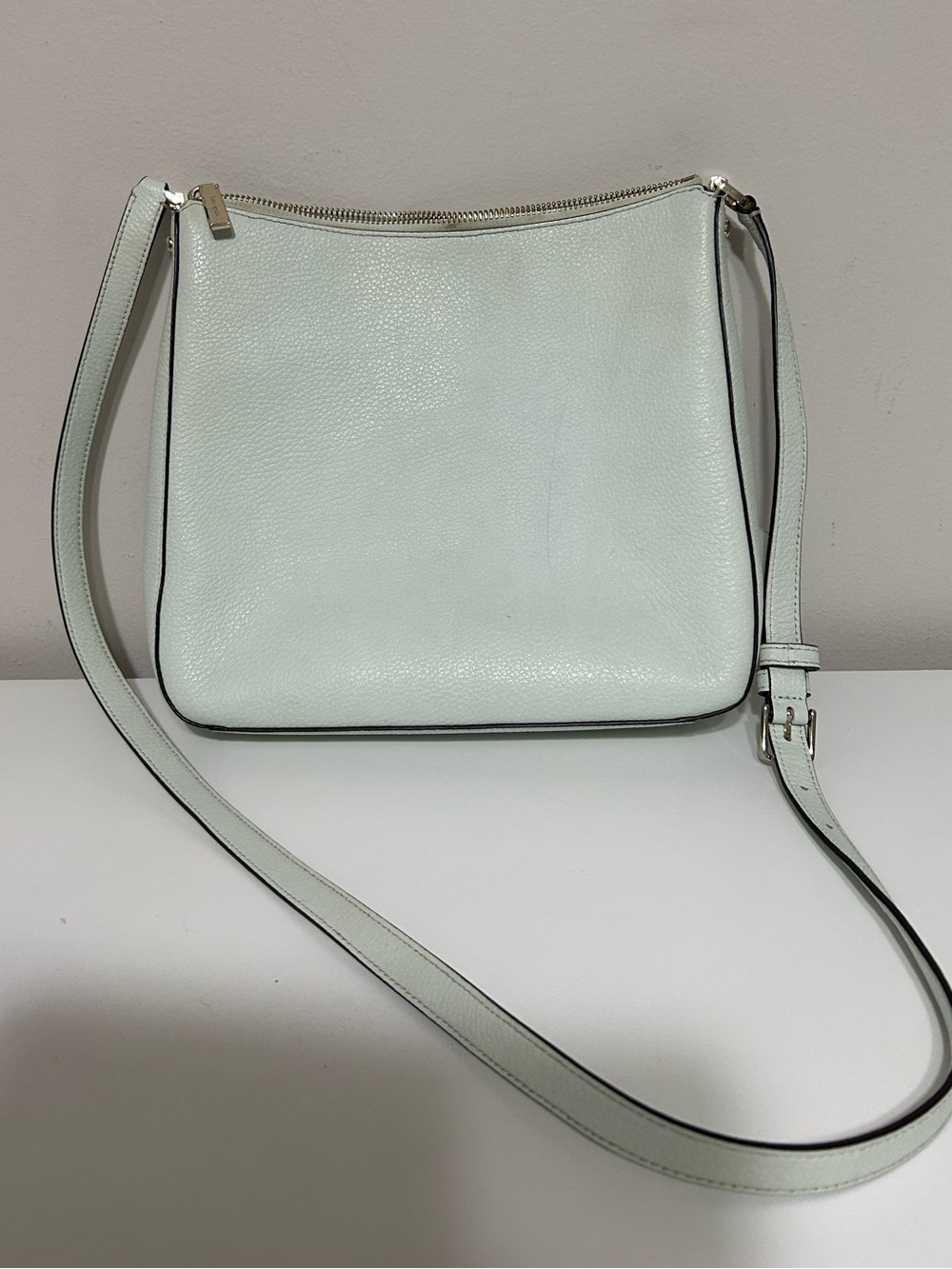 Kate Spade Charlotte Street Irini Crossbody, Mint Green, Pebbled Leather - Picture 5 of 12